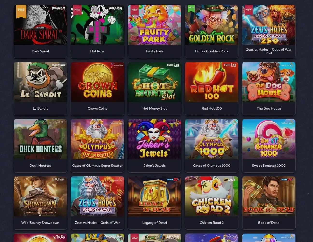 Интерфейс Beef casino